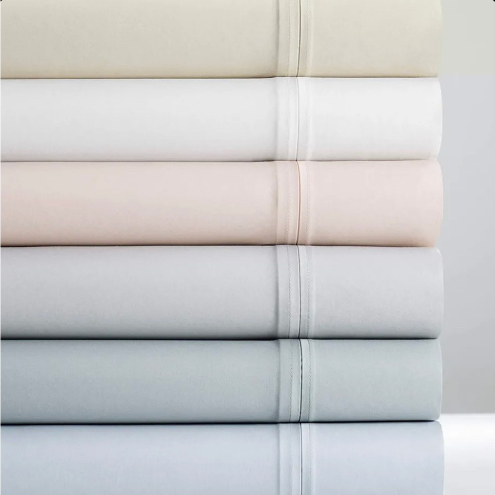 UGG Full Sheet Set 100% Cotton 300 Thread Count NWT Iona Bright White